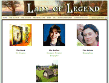 Tablet Screenshot of ladyoflegend.com